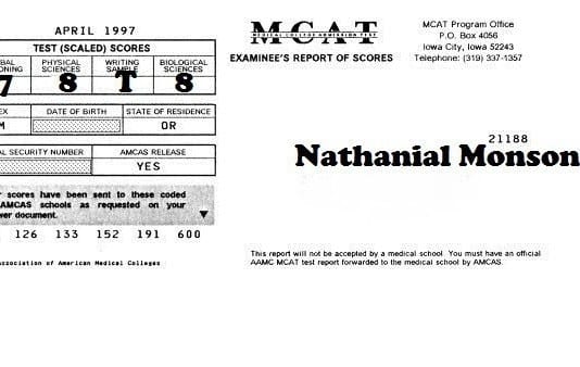 Medical Student Applicant Gets a 23T for MCAT Score, Stresses the T During Interviews