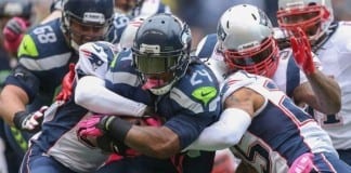 NFL Players Now Expected to Wash Hands Before, After Each Play football wash hands play