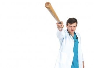 Former College Athlete Overusing Sports Analogies on Rounds doctor on rounds
