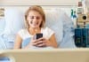 Cell Phones Newest Weapon in Fight Against Pain medical patient on cell phone
