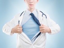 Super-Aerodynamic White Coat to Shave Seconds Off Rounds white coat