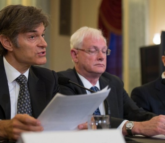 State Medical Board Disciplines Dr. Oz by Forcing Him Back to Clinical Practice Dr. Oz testifying