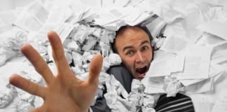 Administrative Storm Andrew to Bring Six Feet of Paperwork hospital admin paperwork