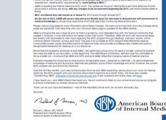 American Board of Internal Medicine on MOC: “Our Intern Got It Wrong” abim