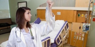 In Cost-Cutting Measure, IV Poles to Be Replaced with Eager Medical Students iv pole medical student