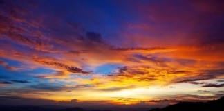 Monday Medicine Rounds Finish Just In Time for Tuesday Medicine Rounds sunset at the hospital