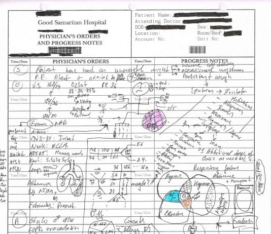 Internist Creates Last Written SOAP Note: A Masterpiece for the Ages medical SOAP note