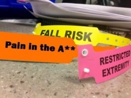 Hospital Wristband Finally Identify ‘Pain in the A**’ Patients wristbands