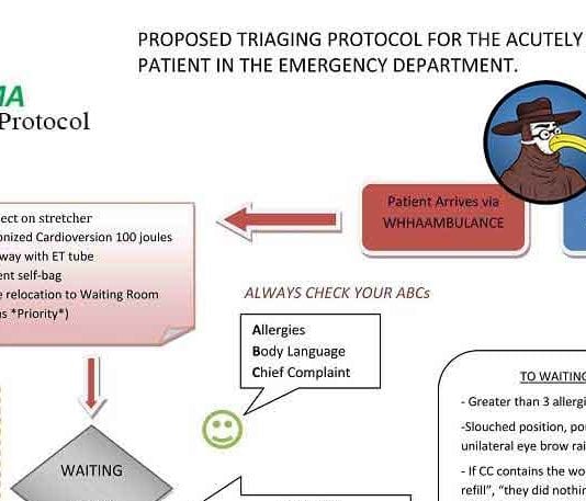 Level 1 Drama Algorithm for the Emergency Department