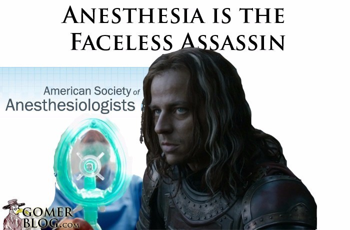 Anesthesia [The Faceless Assassin] - Before your patients get to know you, you knock them out