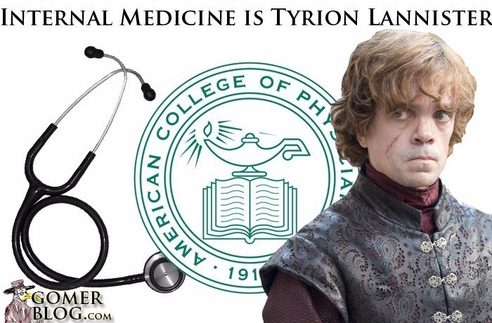 Internal Medicine [Tyron] - Quick witted and a strong intellect. Unfortunately you are always dumped on.