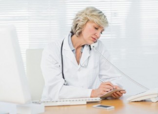 This Patient Really Belongs on Your Service doctor on phone