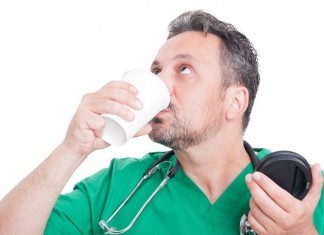 Amazing Respiratory Therapist Performs ABG with One Hand, Drinks Coffee with Other RT coffee