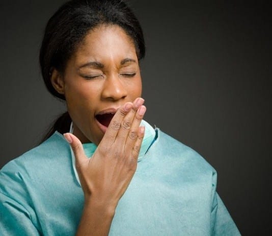 How to Eliminate Patient Handoffs: Work Straight Until Retirement, No Breaks exhausted doctor