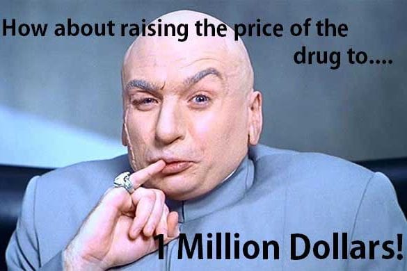 Pharmaceutical Company Buys Out Another 20 Generic Drugs, Decides to Raise Drug Prices to… 1 Million Dollars