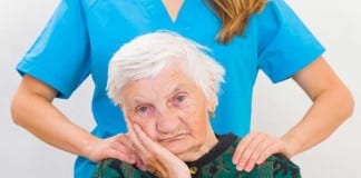 Combative Little Old Lady Requires Record-Breaking 11-to-1 Sitter older patient sundowning