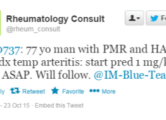 Twitter Unveils New Electronic Medical Record, Tweet-MR Rheumatology