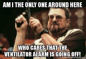 ventilator alarms