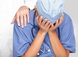 Intern Forgets to Write “Appreciate GI’s Recs” in Patient Note, GI Fellow Inconsolable crying doctor