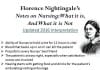 Florence Nightingale’s Notes on Nursing 2016 Interpretation nightingale notes on nursing