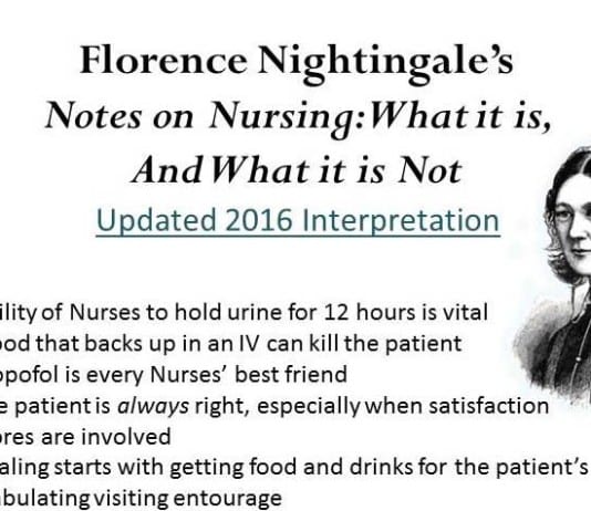 Florence Nightingale’s Notes on Nursing 2016 Interpretation nightingale notes on nursing