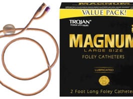 Trojan Develops New Magnum Size Foley Catheters; ‘It’s About Time,’ Say 100% of Surveyed Men