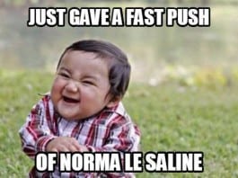 Medical Memes Galore! normal saline