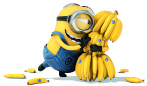 Funny-Minions-with-Banana-Wallpaper