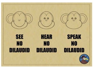 Three Wise Monkeys Support CDC Opioid Guidelines: ‘See No Dilaudid, Hear No Dilaudid, Speak No Dilaudid’