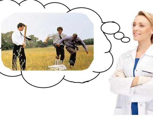 After Seeing 22 Patients in 90 Minutes, Area Pediatrician Rehearses for Her Eventual Last Day in Clinic doctor dreaming