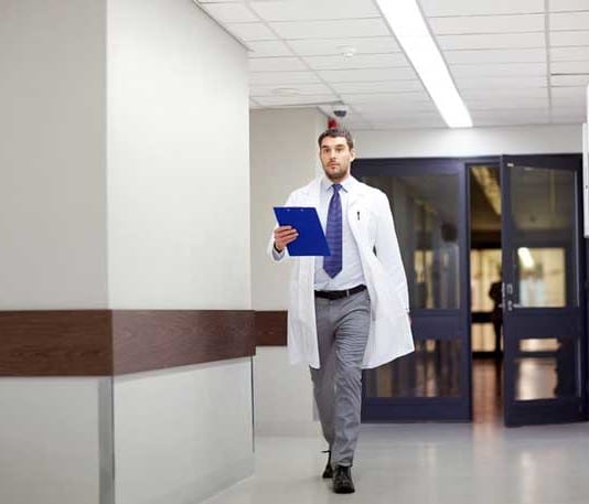 Housestaff Restricted to 6000 Steps Per Day doctor walking