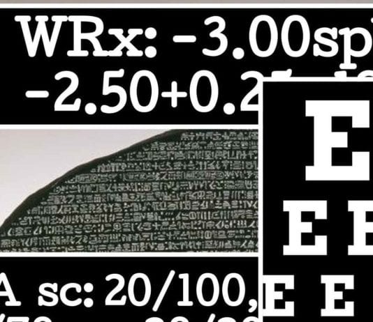 Rosetta Stone Unlocks Mystery of Ophtho Notes