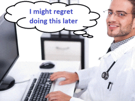 Resident Tempts Fate, Sits Down at Nursing Computer nursing computer