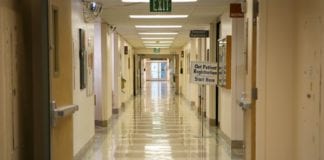 General Medicine Floor Smells a Little Less like Death Today hospital hallway