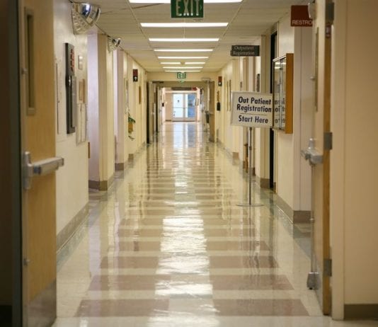 General Medicine Floor Smells a Little Less like Death Today hospital hallway