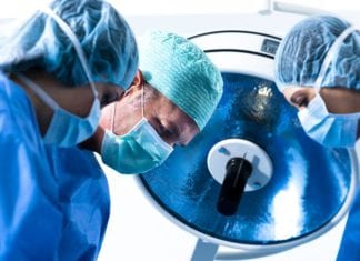 Trauma Surgeon Struggles to Repair Hole in Favorite Pair of Pants