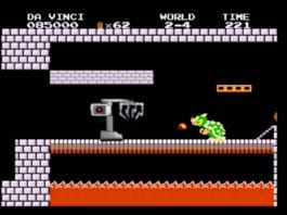 Da Vinci on Quest to Rescue Princess Toadstool Da Vinci, Bowser, Super Mario Bros