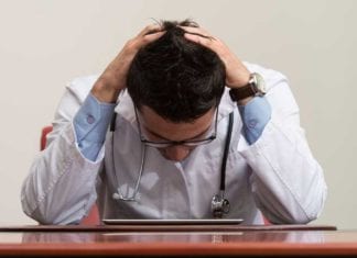 Rampant Burnout Among Stock Photo Models Who Pose As Burned-Out Doctors burned out physician