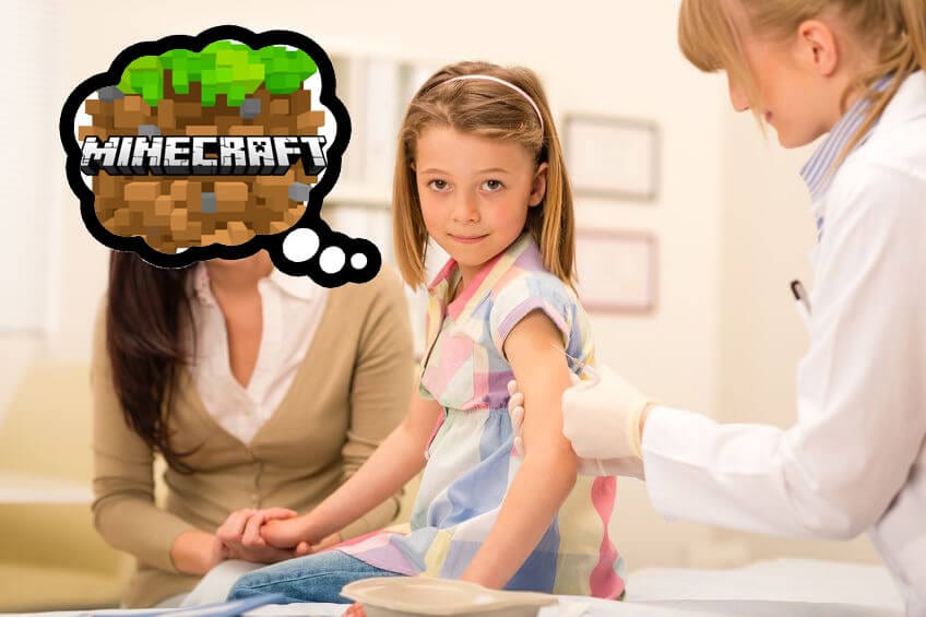 Vaccines Cause Children to Love Minecraft