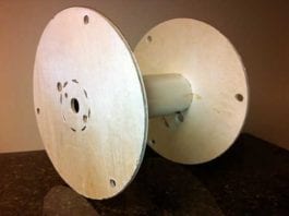 Generous Administrators Upgrade Medicine Conference Room Table with Large Plywood Spool plywood spool