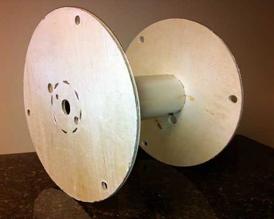 Generous Administrators Upgrade Medicine Conference Room Table with Large Plywood Spool plywood spool