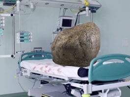 Medical Service’s “Rock” Patient Discovered Upon Physical Exam to Be Actual Rock rock in hospital
