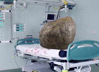 Medical Service’s “Rock” Patient Discovered Upon Physical Exam to Be Actual Rock rock in hospital