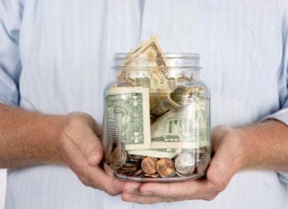 Intern Spotted Rounding with Tip Jar, Asking for Spare Change tip jar
