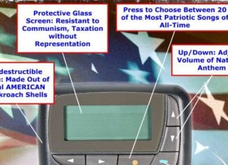 Patriotic Call Lights, Pagers to Play National Anthem anatomy, Independence Day