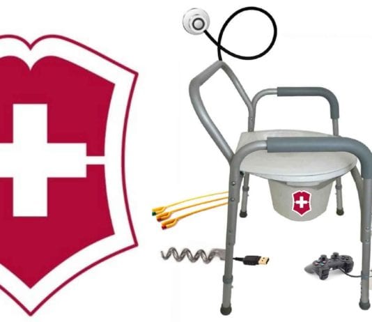 Meet the New Hospital Swiss Army Commode