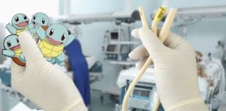 Nurse Flushes Family of Squirtles Out of Blocked Foley Catheter