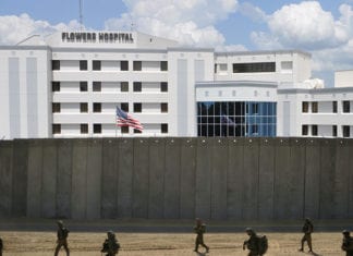 Trump Unites Us All with Plan to Build Wall Around Hospitals, Prevent Admissions