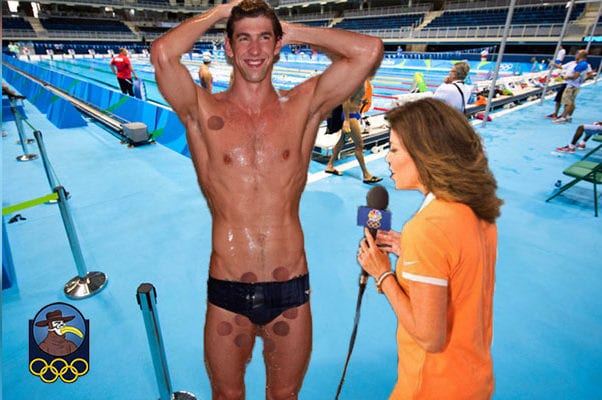 Michael Phelps Has a Few Too Many Cupping Marks Near Genitals