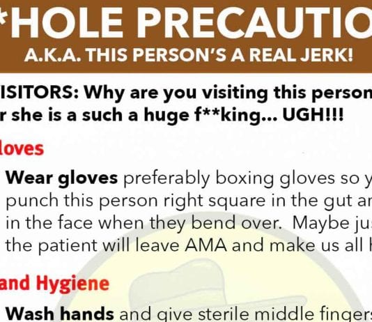 New A**hole Precautions Released 2016 Revised A**hole Precautions